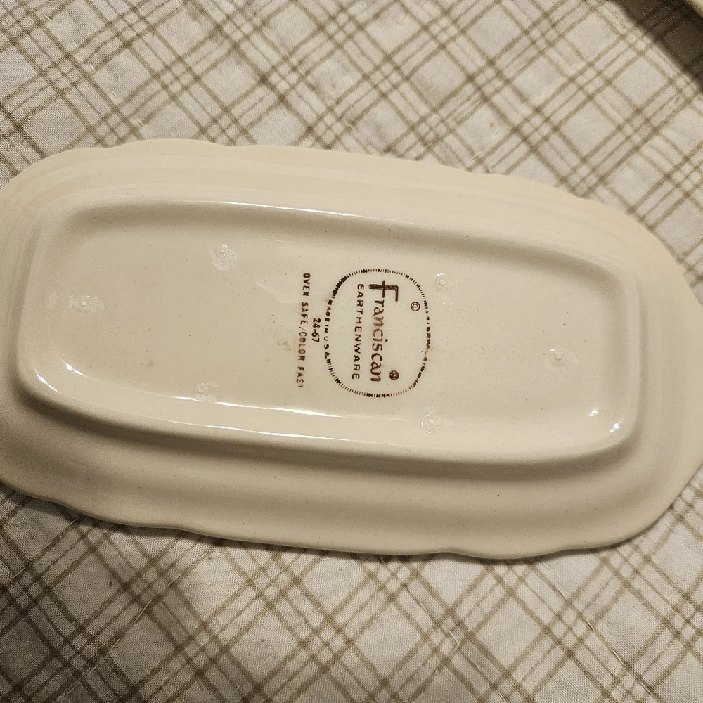 Vintage Franciscan Desert Rose Butter Dish With Lid. - Picture 3 of 4